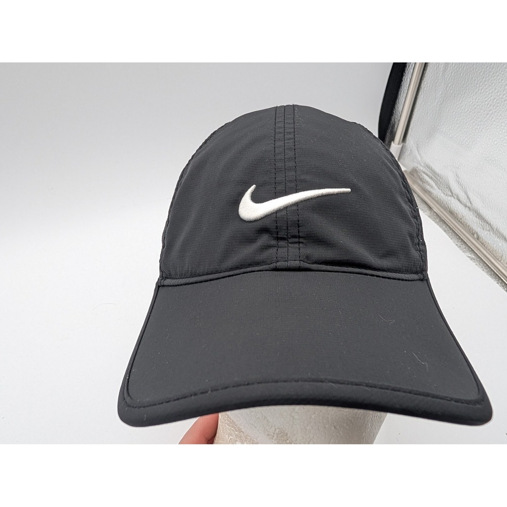 Nike Golf Legacy Performance Hat Black Perforated Adjustable Cap RN56323 OSFM